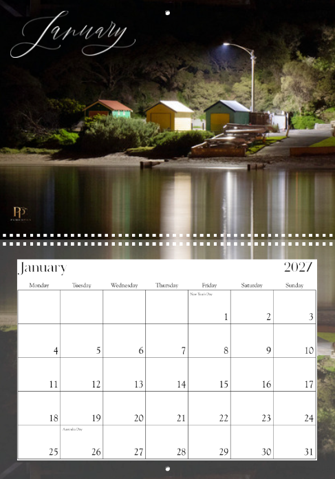 Calendar 2027. A3