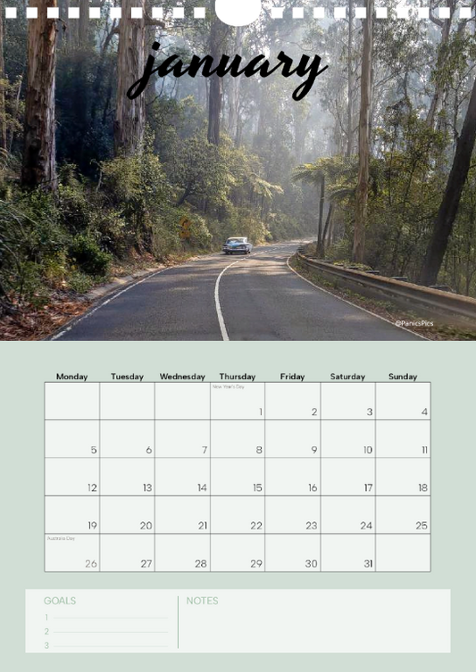 Country Life A4 calendar