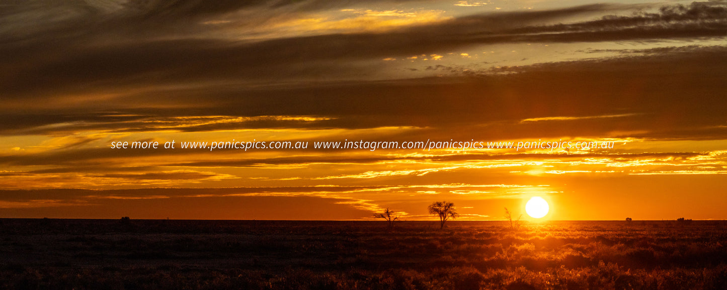 Blazing outback