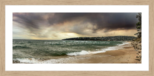 Smoky sunset sky - Safety Beach