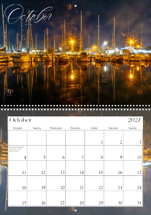 Calendar 2027. A3