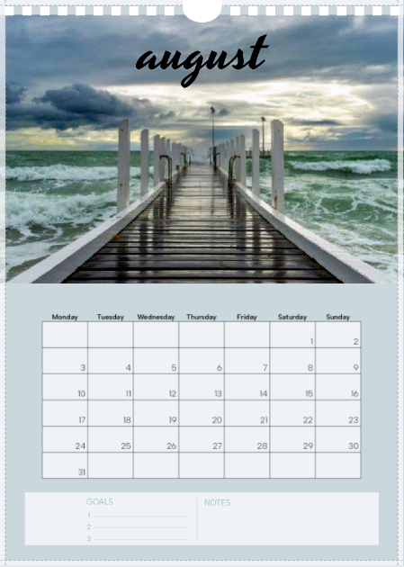 Beach Life calendar 2026