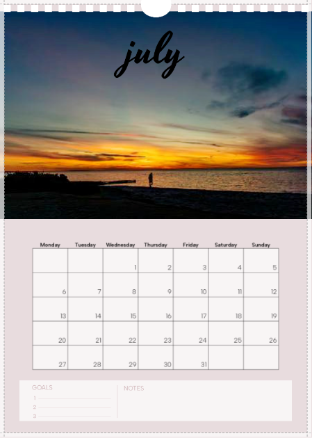 Beach Life calendar 2026