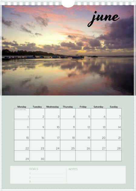 Beach Life calendar 2026