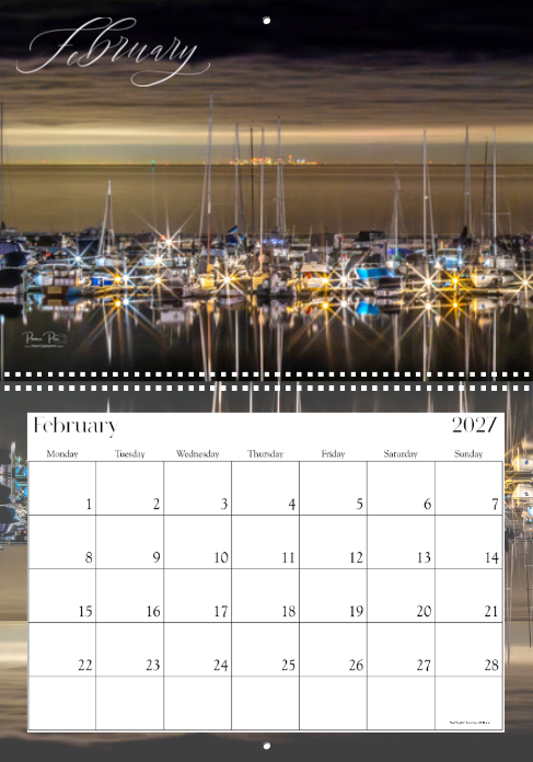 Calendar 2027. A3