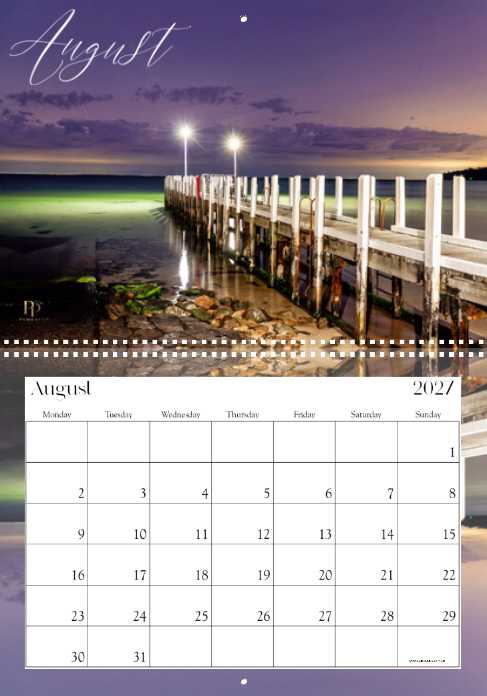 Calendar 2027. A3