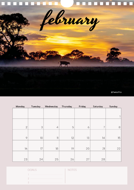 Country Life A4 calendar