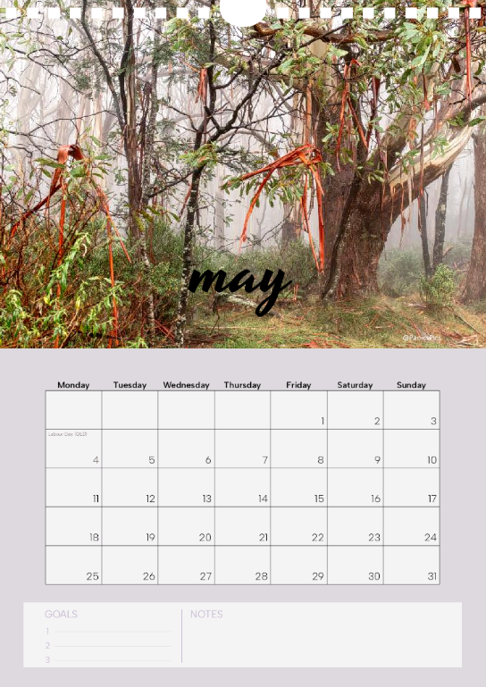 Country Life A4 calendar