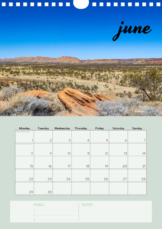 Country Life A4 calendar
