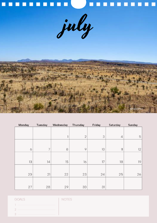 Country Life A4 calendar