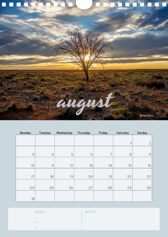 Country Life A4 calendar