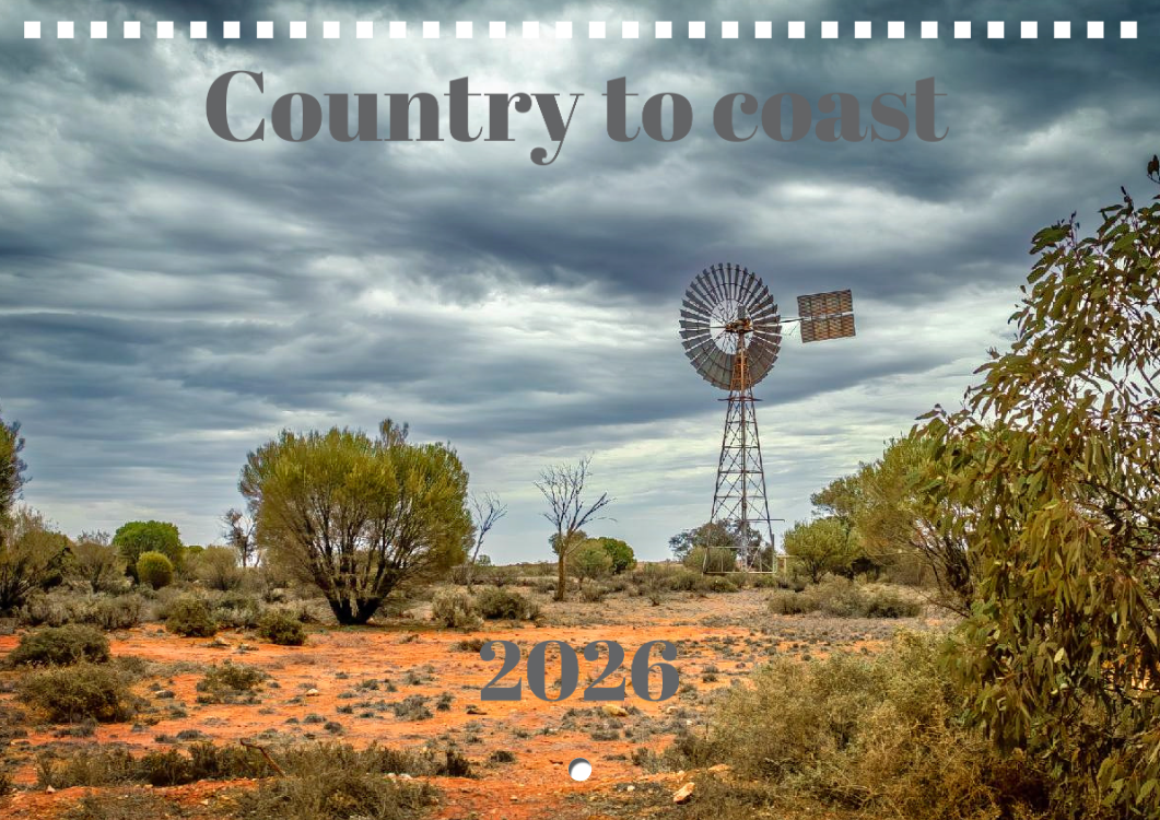 Country to coast double A4 calendar