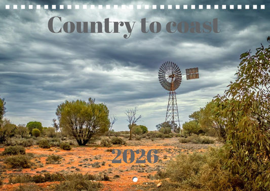 Country to coast double A4 calendar
