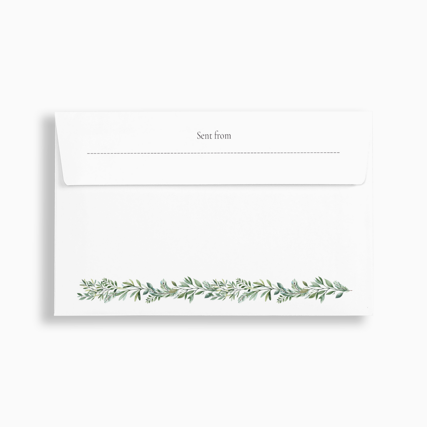 10 x Printed Christmas card envelopes